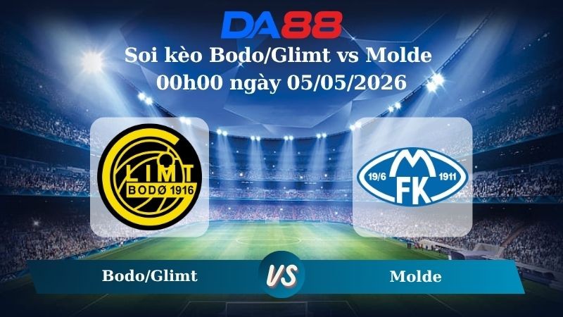 DA88 Nhận định soi kèo Bodo/Glimt vs Molde 00h00 ngày 05/05/2026 – Giải Eliteserien